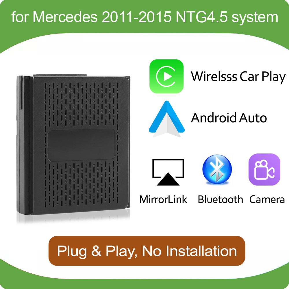 Wireless CarPlay AI Box for Mercedes Benz NTG 4.5 With Android Auto