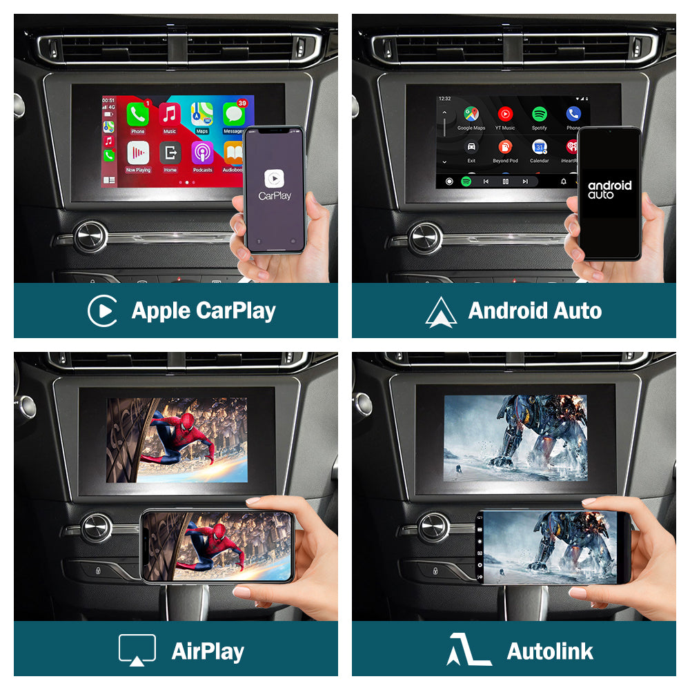 Wireless CarPlay Android Auto For Peugeot 408 508 Android Auto