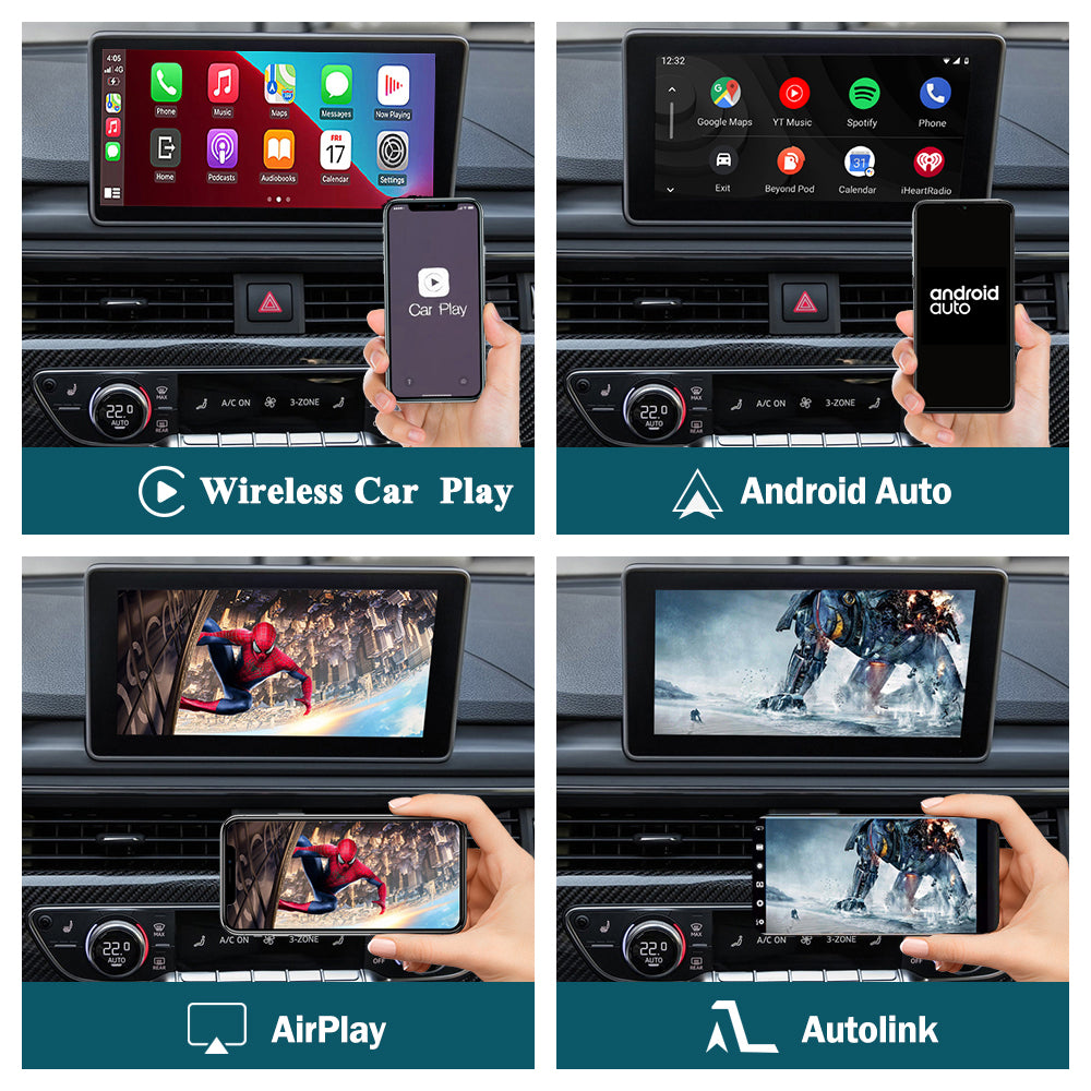 Wireless CarPlay Android Auto For Audi Q2 Q3 Q5 Q7 A1 A4 A5 A6 A7 A8