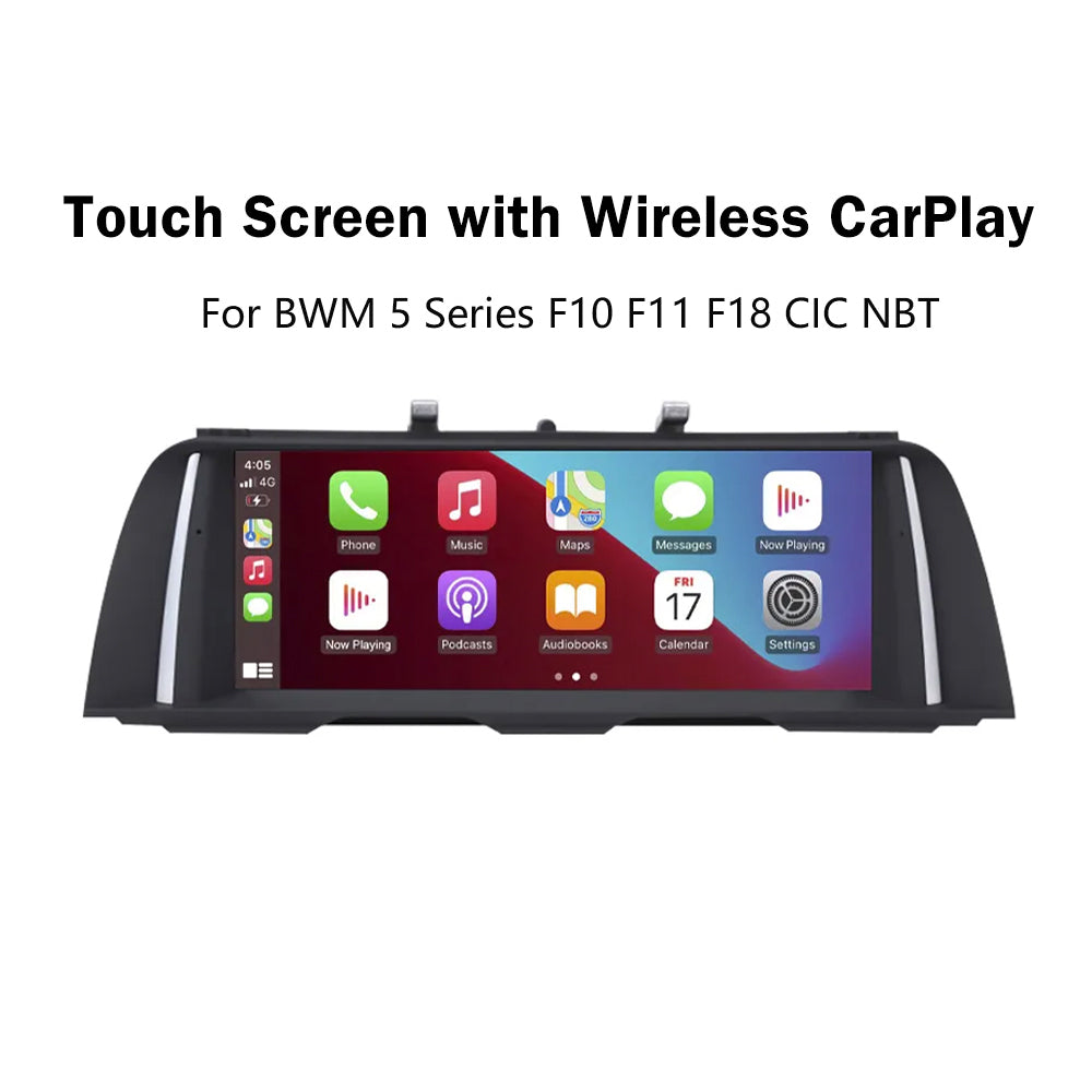 Wrieless CarPlay Android Auto For BMW Series 5 F10 F11 F18 CIC NBT