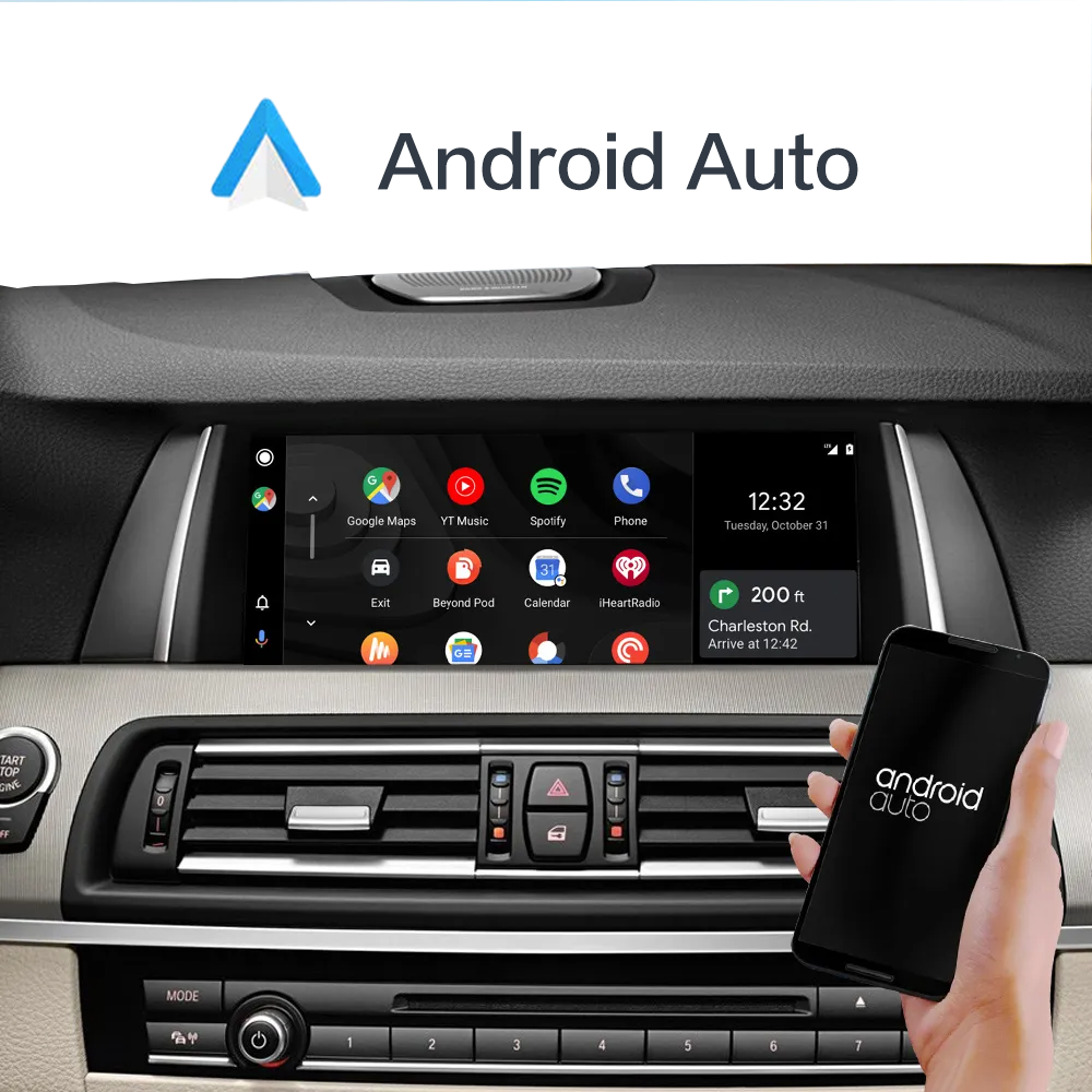 Wrieless CarPlay Android Auto For BMW Series 5 F10 F11 F18 CIC NBT