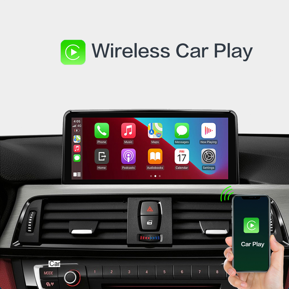 Wireless Carplay Android Auto Display Screen For BMW Series3 4 F30 F31