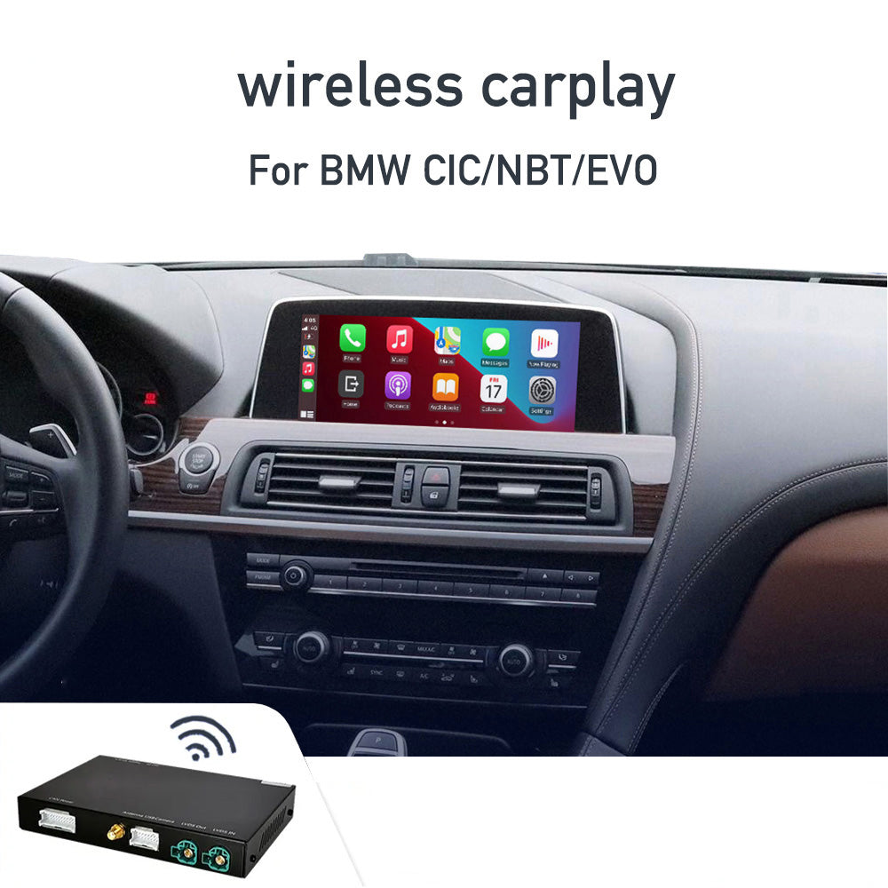 Wireless CarPlay Android Auto For BMW CIC NBT EVO 3 5 7 X1 Mini I3 Z4