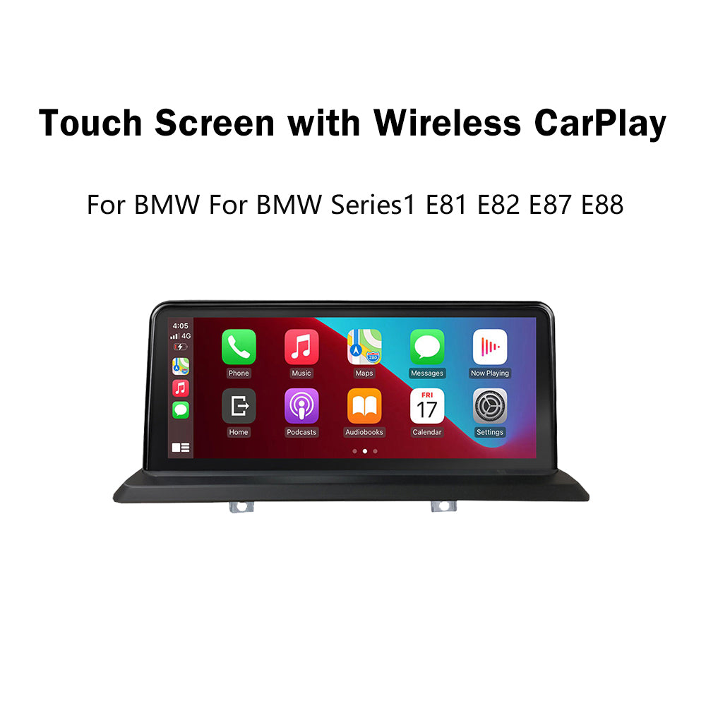 Wireless CarPlay Android Auto For BMW Series 1 E87 E88 E81 E82 Screen