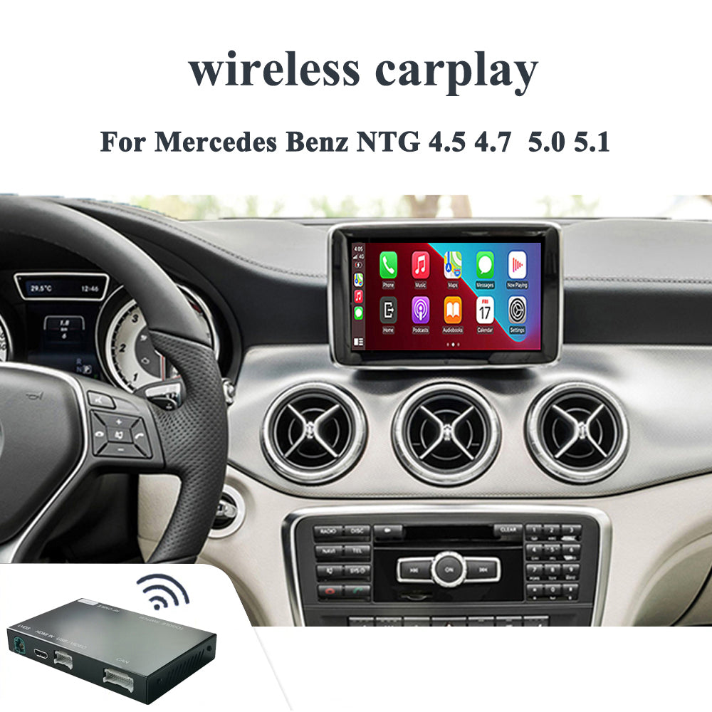 Wireless CarPlay Android Auto For Mercedes Benz NTG 4.5 5.0 Adapter