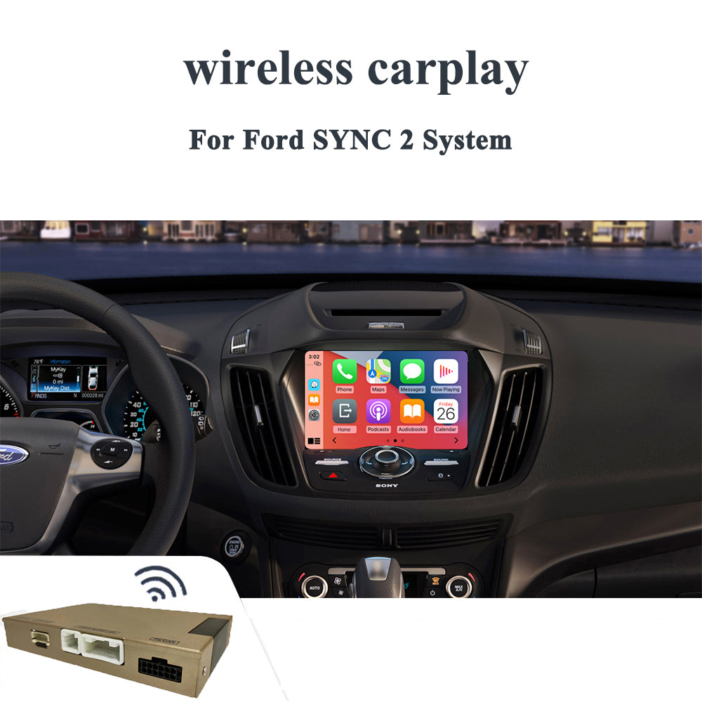 Wireless CarPlay Android Auto Kit For Ford Focus Escape Fiesta C-max