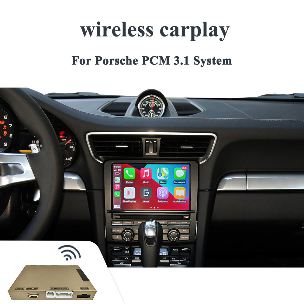 Wireless CarPlay For Porsche PCM 3.1 Android Auto Mirror Link Concert