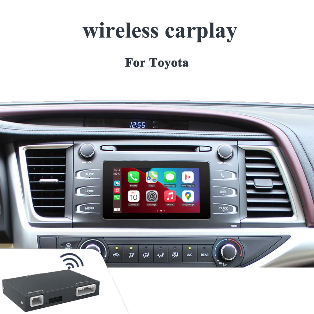 Wireless CarPlay Android Auto Multimedia For Toyota System Adapter