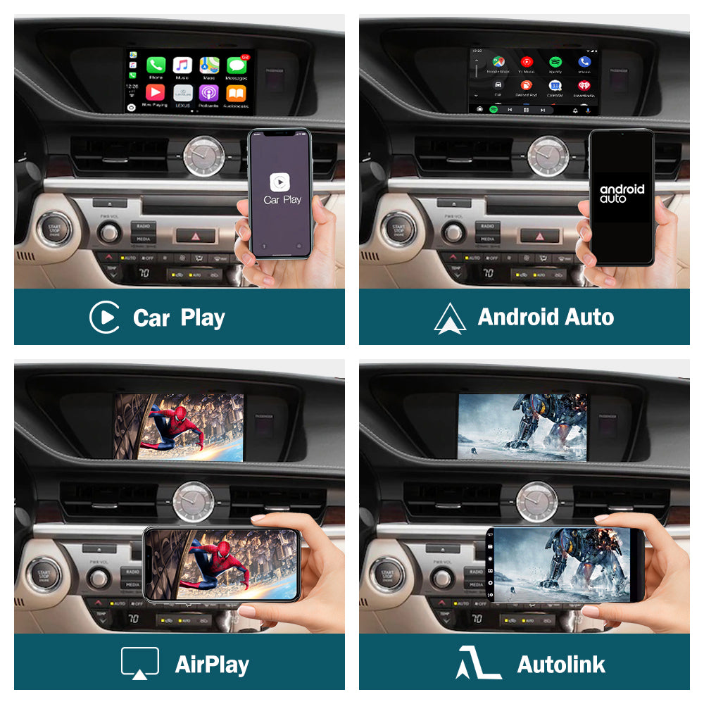 Wireless CarPlay For Lexus NX RX IS ES GS RC CT LS LX LC Android Auto